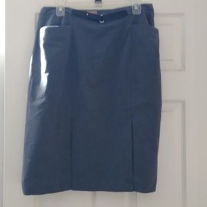 NWOT - i.e. - Gray Skirt w front & back Slits 14